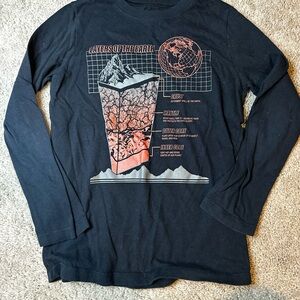 Oshkosh B’Gosh Boys Black Long Sleeve Graphic Tee